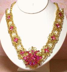 Pink Chatons Only Belt