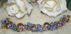 Blue Navettes Bracelet 5 Link