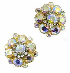 AB Chatons Only Earrings Clip