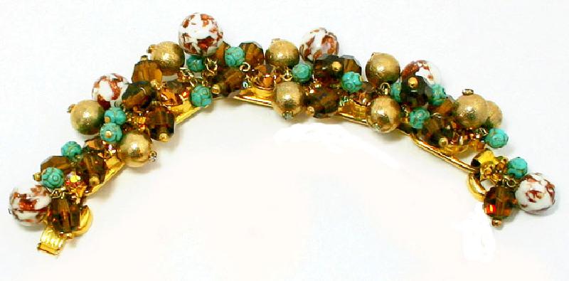Front view of Topaz Chatons Only Bracelet 5 Link