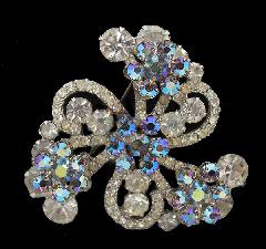 Clear Chatons Only Brooch
