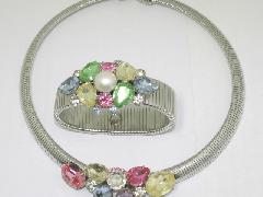 Pastel Heart Pearl Bracelet Stretch