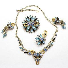 Blue Navettes Necklace