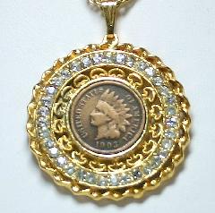 Clear Chatons Only Pendant