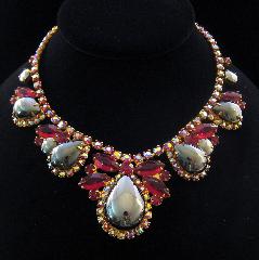 Hematite Pear Necklace