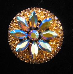 Topaz Navettes Brooch