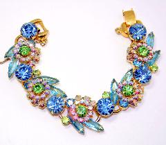 Pastel Navettes Bracelet 5 Link