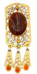 Fall Cabochons Plastic Brooch