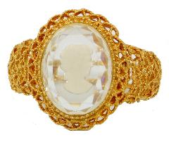 Clear Oval Bracelet Clamper