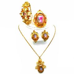 Topaz Oval Bracelet Clamper