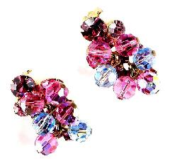 Pastel Chatons Only Earrings Clip