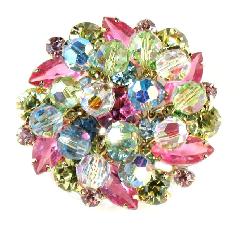 Pastel Navettes Brooch