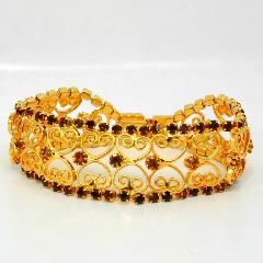 Topaz Chatons Only Bracelet Flat Push In