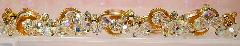 Clear Navettes Bracelet 5 Link