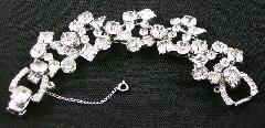 Clear Square Bracelet 5 Link