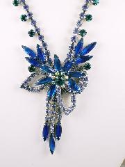 Blue Navettes Necklace