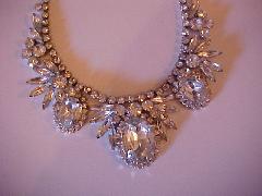 Clear Oval Necklace