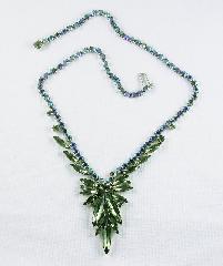 Gray (black Diamond) Navettes Necklace