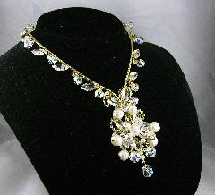 Clear Navettes Necklace