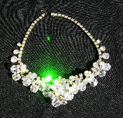Clear Chatons Only Necklace