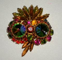 Fall Navettes Rivoli/Margarita Brooch