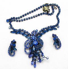 Blue Navettes Necklace