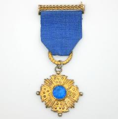 Blue Chatons Only Brooch