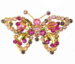 Pink Chatons Only Brooch
