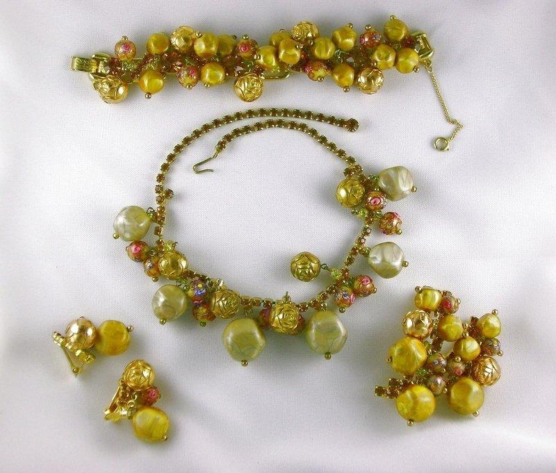 Front view of Topaz Chatons Only Necklace