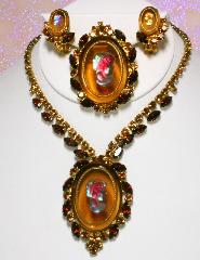 Topaz Navettes Earrings Clip