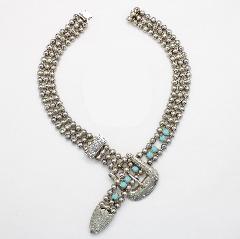 Turquoise Chatons Only Necklace