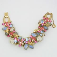 Pastel Navettes Givre Bracelet 5 Link