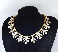 Clear Navettes Necklace
