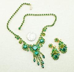Green Navettes Necklace