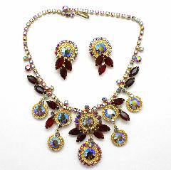 Red Navettes Necklace