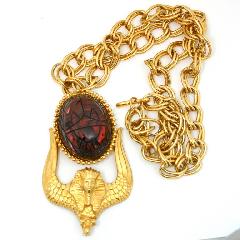 Topaz Cabochons Molded/Cut Pendant