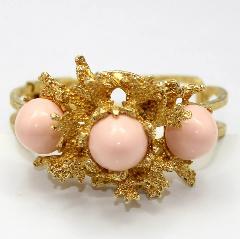 Pink Cabochons Bracelet Clamper