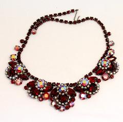 Red Navettes Necklace