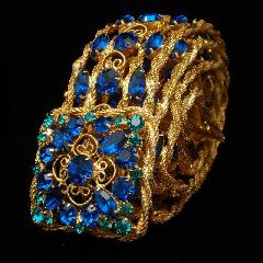 Blue Navettes Belt
