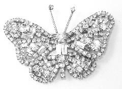 Clear Baguettes Brooch
