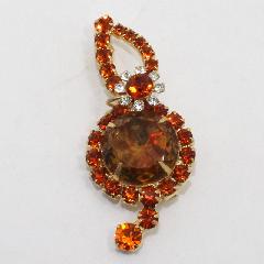 Topaz Dentelle Brooch