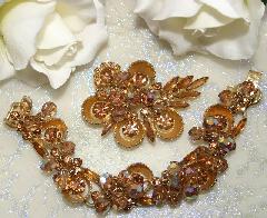 Topaz Navettes Bracelet 5 Link