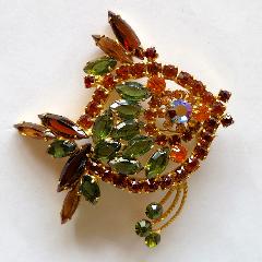Navettes Brooch