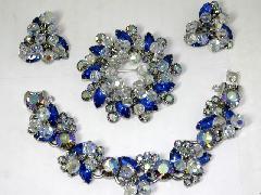 Blue Navettes Bracelet 5 Link