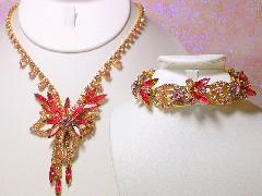 Pink Navettes Bracelet 5 Link