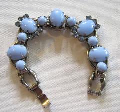Blue Cabochons Bracelet 5 Link