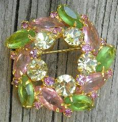 Pastel Navettes Brooch