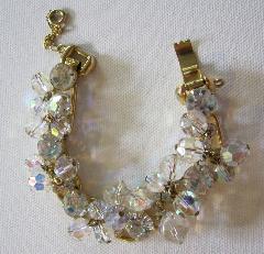 Clear Chatons Only Bracelet 5 Link