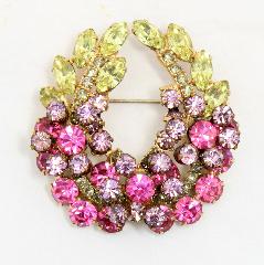 Pastel Navettes Brooch