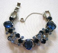 Blue Oval Bracelet 5 Link